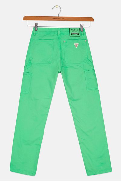Guess Kid Girl Solid Pants, Green