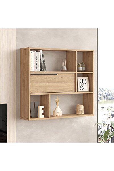 Yurudesign Ocean Duvar Rafı Kitaplık Kapaklı Sepet On5-s