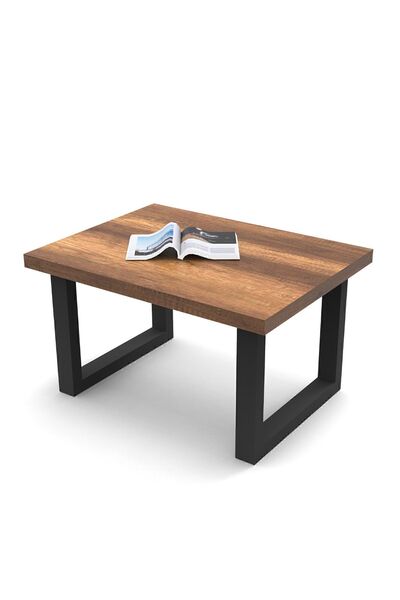 Yurudesign Marken B Ofis Sehpası Metal Ayaklı Barok