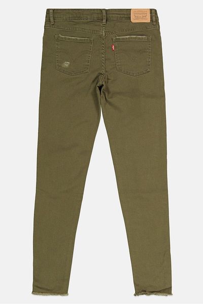 Levi's Kids Girl Super Skinny Jeans, Olive