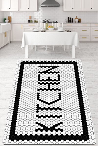 Chilai Home Satisfy Mutfak Halısı Kaymaz Taban Yıkanabilir Leke Tutmaz Djth