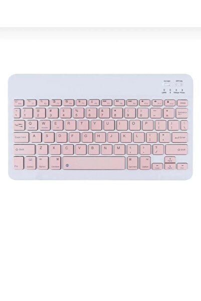 GLOBIX ELECTRONİC PEMBE GLB-04 Uyumlu Bluetooht Kablosuz Klavye Mouse Seti