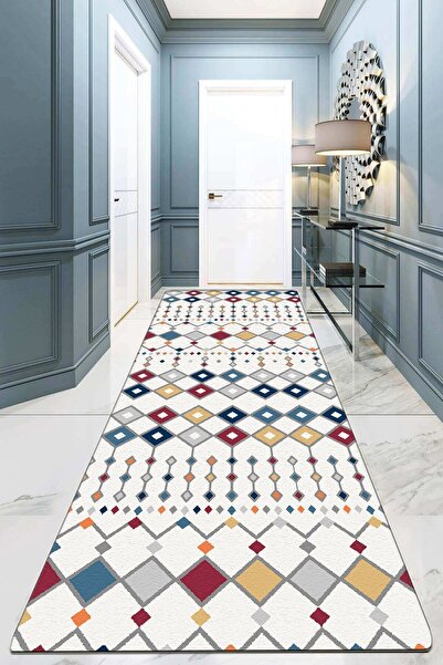 Chilai Home Calabozo Yolluk Halı Kaymaz Taban Yıkanabilir Rulo Kesme Yolluk Djth