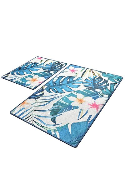 Chilai Home Exotic Set of 2 - Bath Rug and Djbath Set