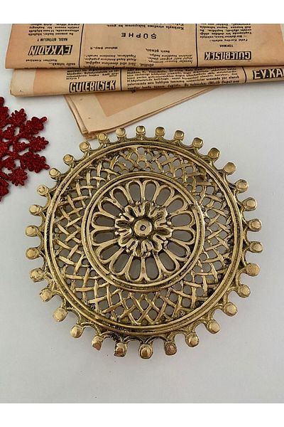 hediye BRASS CAST SUN PATTERNED INSIGNIA GIFT GIFT ITEM TEAPROOP PRESENTATION
