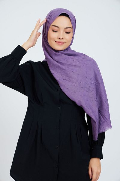 m moon scarf Premium Bamboo Shawl “Lilac”