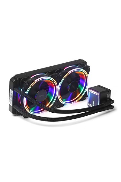 Dark Aquaforce W246 240mm 2x12cm Frgb Led Fan + Pompa Intel & Amd Uyumlu Sıvı...
