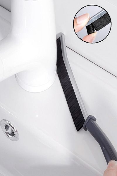 COZY SENSE Fine Joint Brush Bathroom Sink Detailed Cleaning Brush Adhesive Tile Cleaner