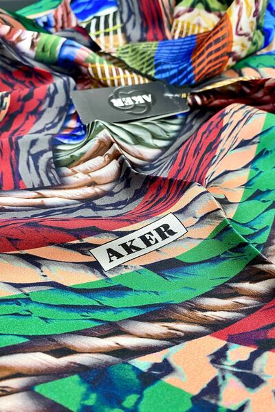 Aker Шовковий шарф - 7892701-311 - Sura