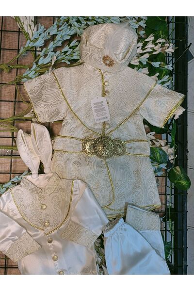 Mıstık Bebe Şehzade Mevlüt and Circumcision Clothing Set for Baby Boy