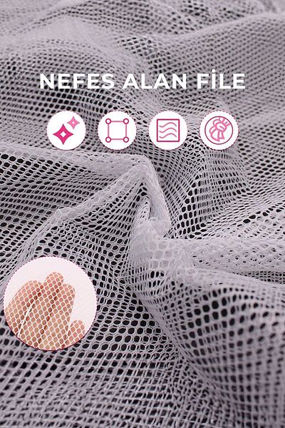 COZY SENSE Suitcase Organizer Bag with Zipper 3 Pieces Bra and Curtain Washing Net Washing Machine Bags