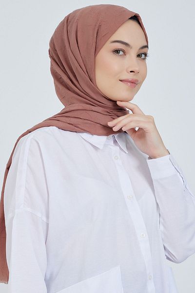 m moon scarf Premium Bamboo Shawl “Soft Powder”