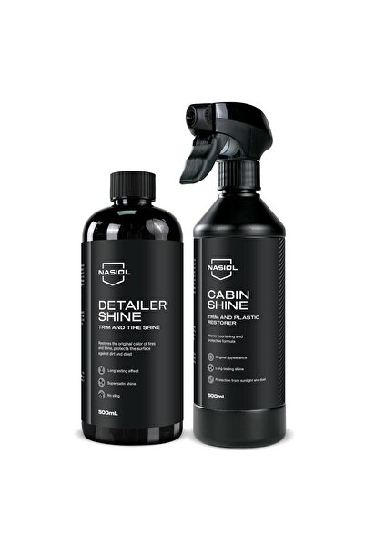 Nasiol -SET 29-Cabinshine Trim ve Plastik Yenileyici ve Detailershine Lastik ...