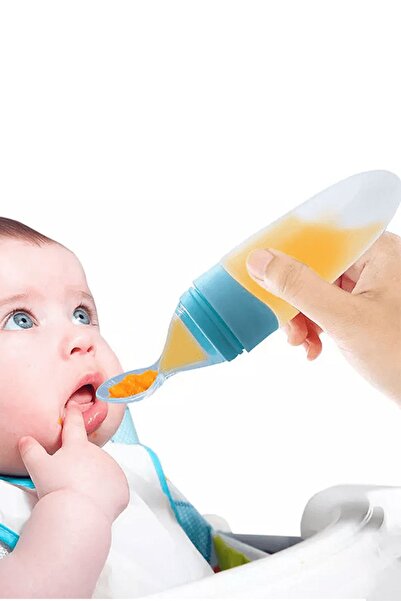 COZY SENSE Kaşıklı Ek Gıda Biberonu Bebek Kaşıklı Mama Biberonu Su Süt İçme Aparatı Yeni Doğan Bebek Ürünleri