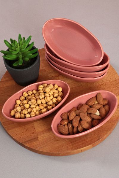 Keramika Dusty Rose Sea Snack Bowl / Μπολ Σάλτσας 14 cm 6 Τεμάχια 557