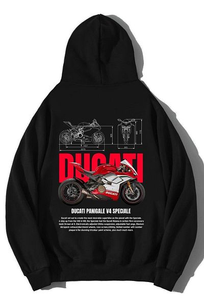BRZ COLLECTION Hanocă supradimensionată unisex Ducati Panigale V4 Speciale