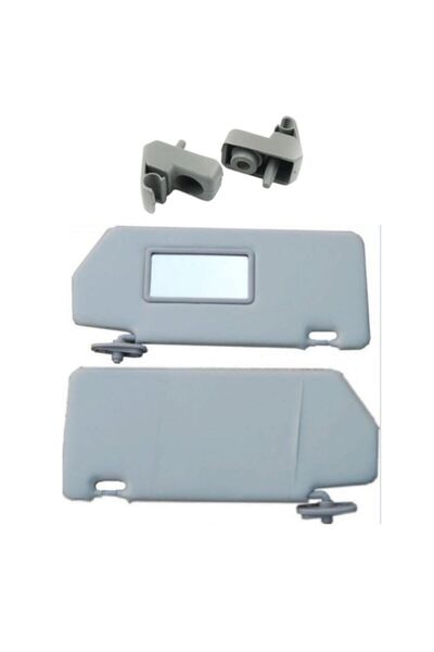 Genel Markalar Fiat Palio Albea Siena Iç Güneşlik Siperliği Takımı Açık Gri G...