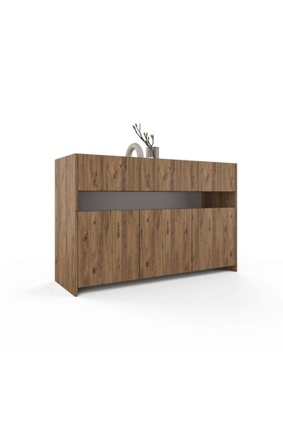 ANZERA Nora Konsol - Atlas Çam - Çam Rengi - 3 Kapaklı