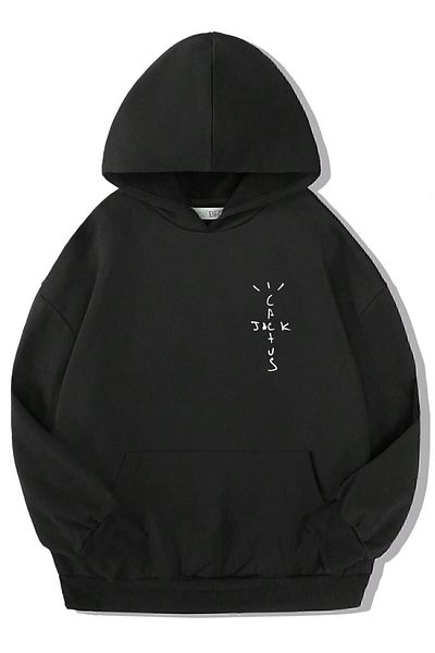 BRZ KIDS Унисекс детски суичър Travis Scott Cactus Jack
