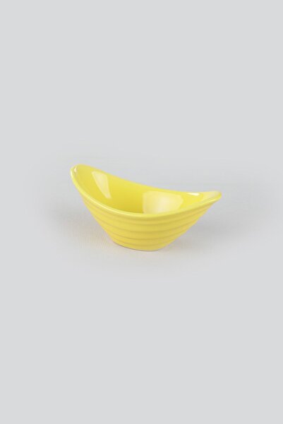 Keramika Yellow Gondola Snack Bowl / Sauce Bowl 16 Cm 6 Pieces