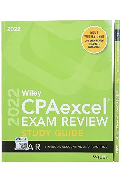 Wiley دليل دراسة شهادة Wileys CPA 2022 + مجموعة أسئلة المحاسبة المالية وإعداد...