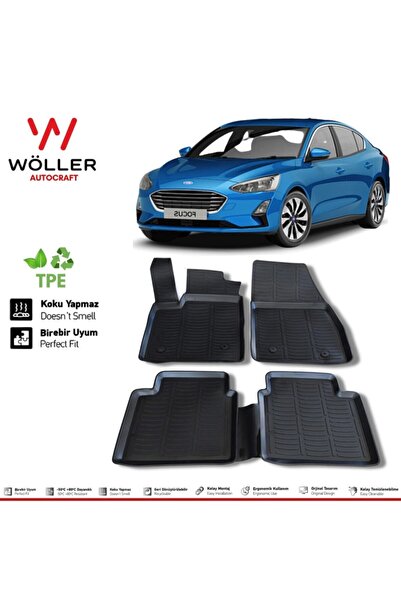 wöller Ford Focus 5 Paspas 2018 2025 Arası Uyumlu 3d Havuzlu Paspas