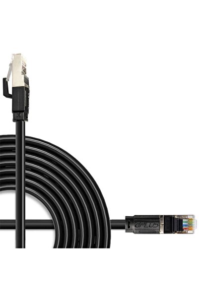 Gplus Cat6 10 Metre F/utp 1g 250 Mhz 26 Awg Folyo Kaplamalı Profesyonel Ftp Network Ethernet Lan Kablo 10m