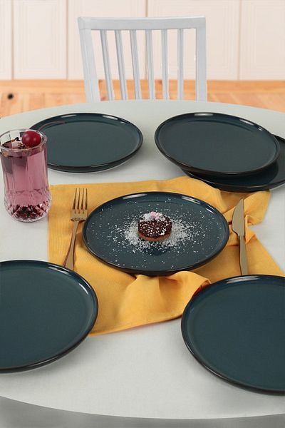 Keramika Lapis Nordic Farfurie Tort 22 Cm 6 Bucati
