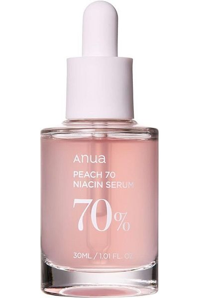 ANUA Peach 70% Niacinamide Serum Brightening Hydrating Face Serum Hyperpigmentation Beauty 30ml