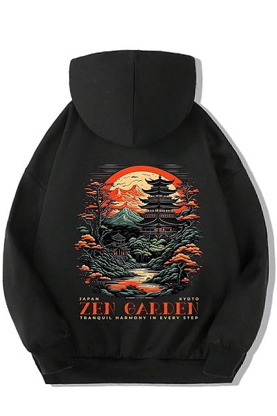 BRZ KIDS Hanorac unisex pentru copii Zen Garden