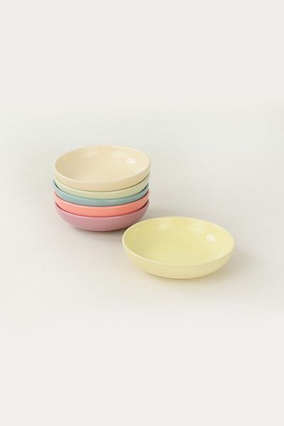Keramika Mix Soft Ring Μπολ Σνακ/Μπολ Σάλτσας 13 εκ. 6 Τεμάχια