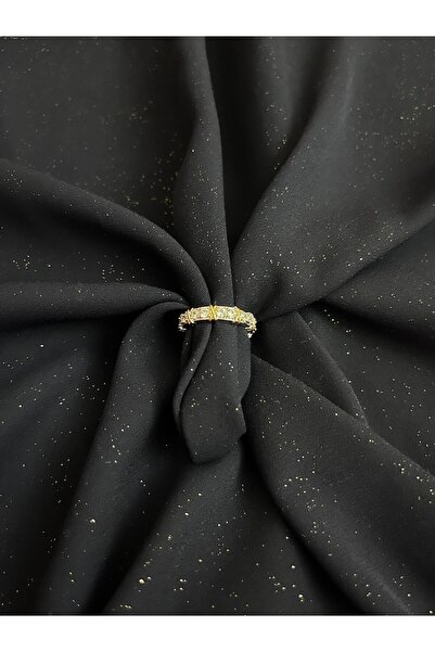 ASNA JEWELLERY Xoxo Zirkon Taşlı Ayarlanabilir Çelik Yüzük