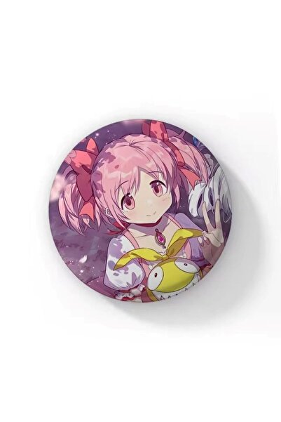 Major Selection Puella Magi Madoka Magica Anime Buton Rozet 44 mm