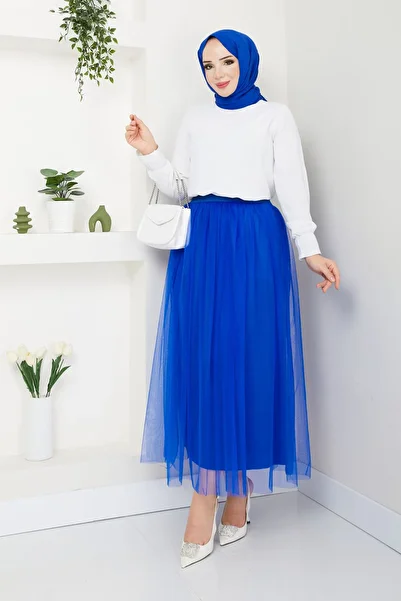CNG MODA Fusta Hijab din Tulle