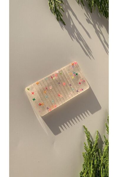 MISS GOLDEN Tırtıklı Yıldız Glitterli Dikdörtgen Şekil Kitap Defter Ayracı Ep...