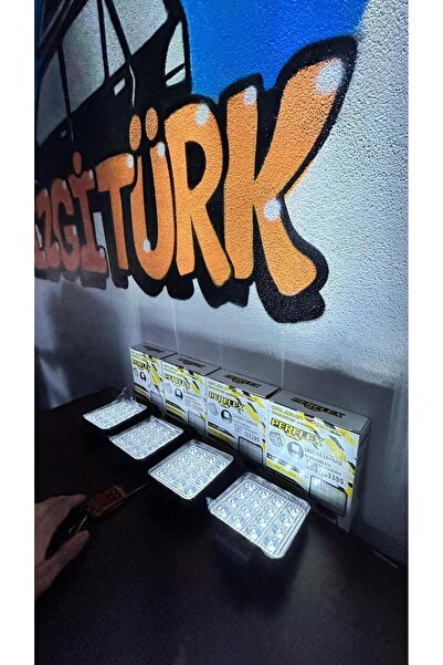 PERFLEX OFF-ROAD 16 LEDLİ ULTRA BEYAZ KUMANDALI ÇAKARLI 4'LÜ SET