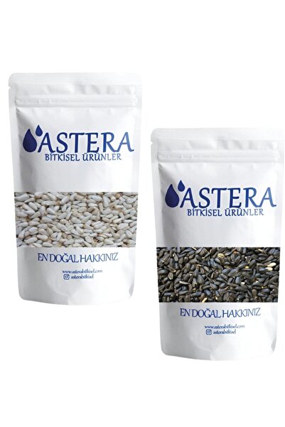 ASTERA 100 gr Aspir Çekirdeği 100 gr Siyah Küçük Sultan Papağan Çekirdeği Seti