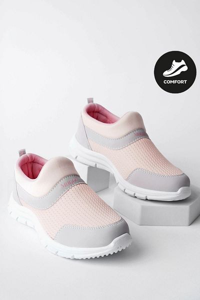MUGGO Tedy Guaranteed Unisex Children's Laceless Comfortable Flexible Daily Sneaker Sports Shoes