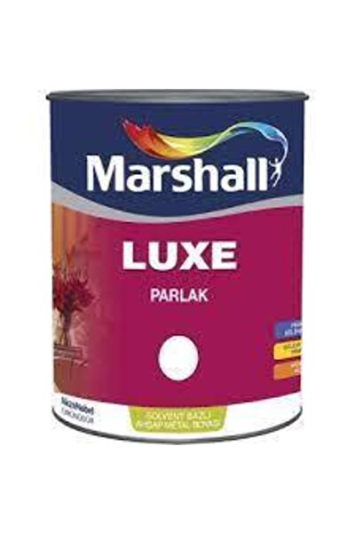Marshall Lüx Sentetik Parlak Yağlı Boya 0,75 Lt Beyaz