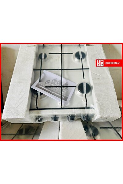 Uğur Emaye Set Üstü 4 Gözlü 4 Lü Ocak Doğalgazlı