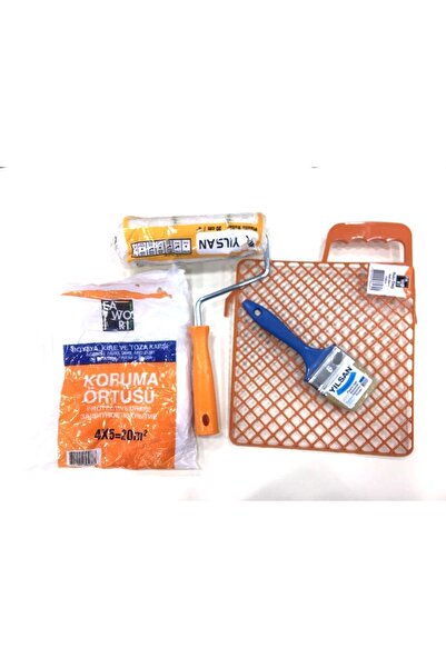 Fawori Boyacı Rulo Fırça Seti- 4 Parça