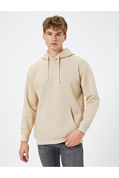 Koton Men's Kangaroo Pocket Sweat