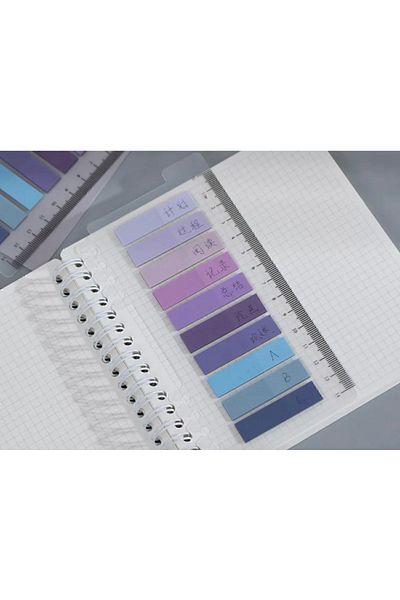 Muji Bookishoop Έγχρωμη Σημείωση Μετά το άλλο
