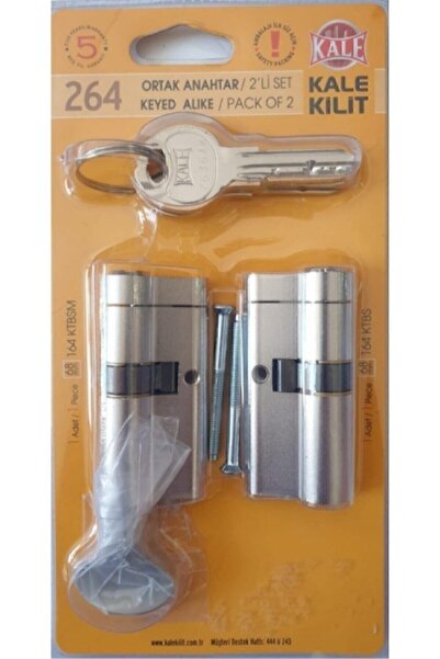 Kale Kilit Kale 264 Ikiz Tuzaklı Silindir Kapı Kilit Göbek