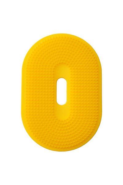 IKEA UPPFYLLD Double Sided Vegetable Washer Cleaning Brush, Yellow