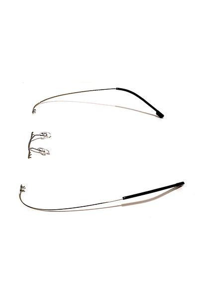 EYM Chrome Colored Titanium Glasses - Hingeless Sunglasses