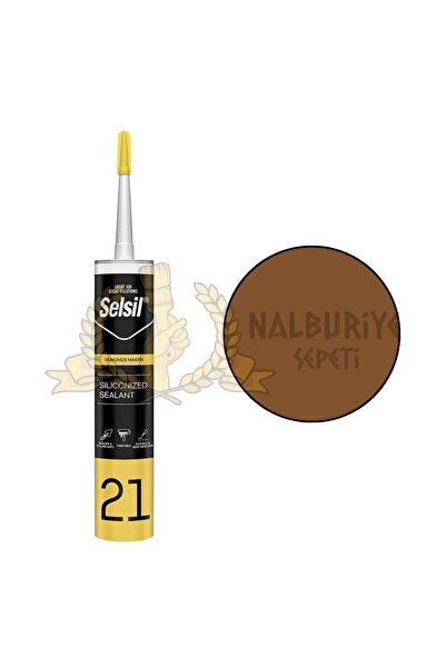 Selsil Silikonize Mastik Altınmeşe (OAK) 500gr