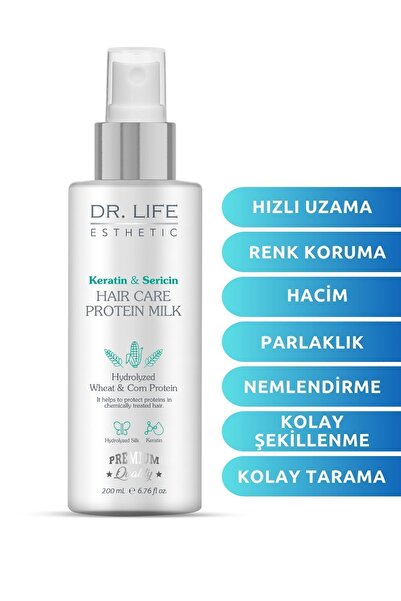 DR LIFE ESTHETIC Saç Besleyici ve Keratin Saç Bakım Sütü Sprey 200ml