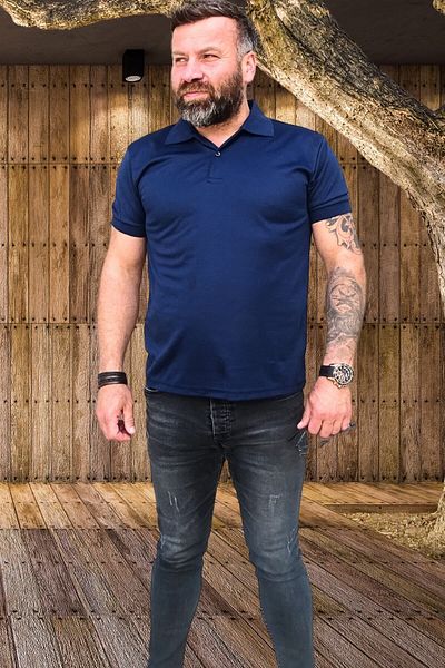 yakamor Tricou cu guler polo cu model de ploaie