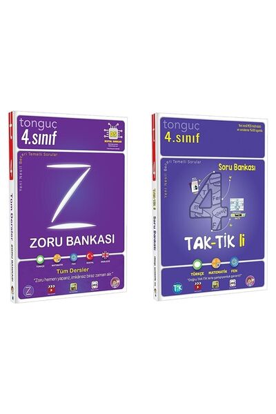 Tonguç Yayınları 4. Sınıf Tüm Dersler Zoru Ve Taktikli Soru Bankası
